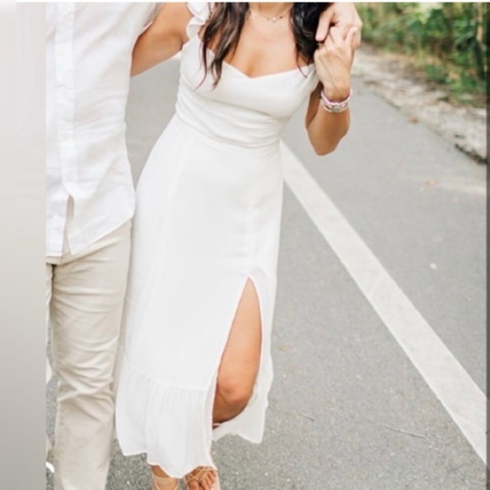 Reformation Bondi Dress -Ivory